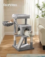 New FEANDREA Multi-Level Cat Tower with Widened Perch - PCT051W