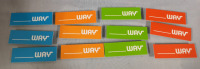 12 New Magnetic Name Tags - Way