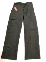 New Big Bill Men's sz 30W 30L Cargo Pants - Black