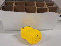 PASS & SEYMOUR PS5669Y 15Amp 250V 2-Pole/3-Wire MaxGrip M3 Connector, 10 Pack