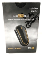LeMike Helmet Mounted Bluetooth Headset B35S