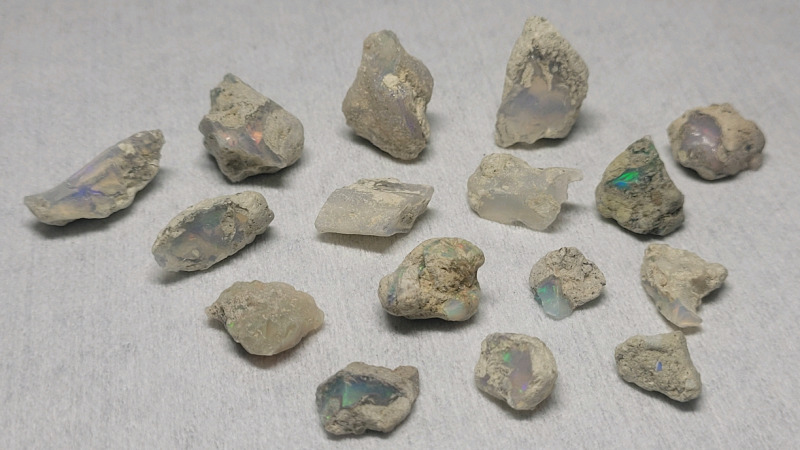 Natural Raw Opal Crystals Stones 78.15 CT. Weight