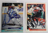 1995-96 Parkhurst &lsquo;66-67 Gordie Howe Auto Card MH1 Plus 6 Autograph NHL Cards - 4