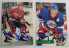 1995-96 Parkhurst &lsquo;66-67 Gordie Howe Auto Card MH1 Plus 6 Autograph NHL Cards - 5