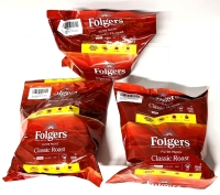 30 New FOLGERS Filter Packs : Classic Medium Roast Ground Coffee (3 packs of 10 filter packs each)