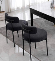 DYHOME Black Dining Chairs Set of 2