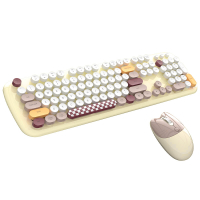 New GEEZER ZERO 2.4GHZ WIRELESS KEYBOARD AND MOUSE COMBO SET - BEIGE