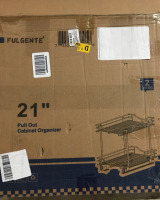 Fulgente 20&rdquo;x21&rdquo; 2 Tier Pull Out Cabinet Organizer