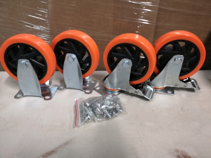 4 Cart Wheels with Hardware