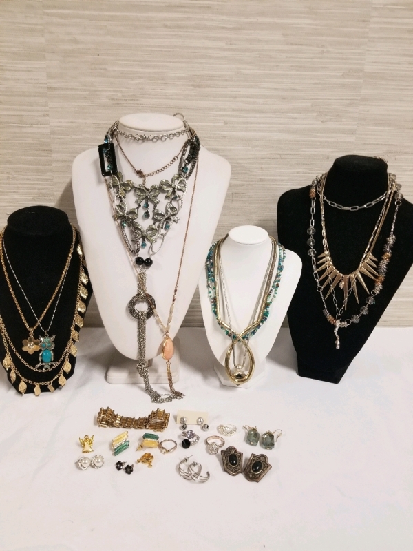 Lot of vintage to modern jewelry