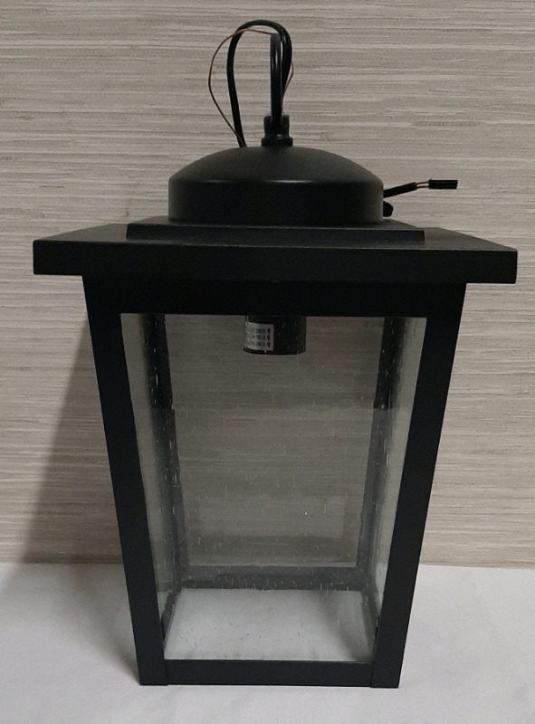 Luminzone Outdoor Pendant Light Hardware included 14H x 7.25W x 7.25"D