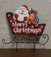 Outdoor Metal Christmas Decor 18 x 19 inches