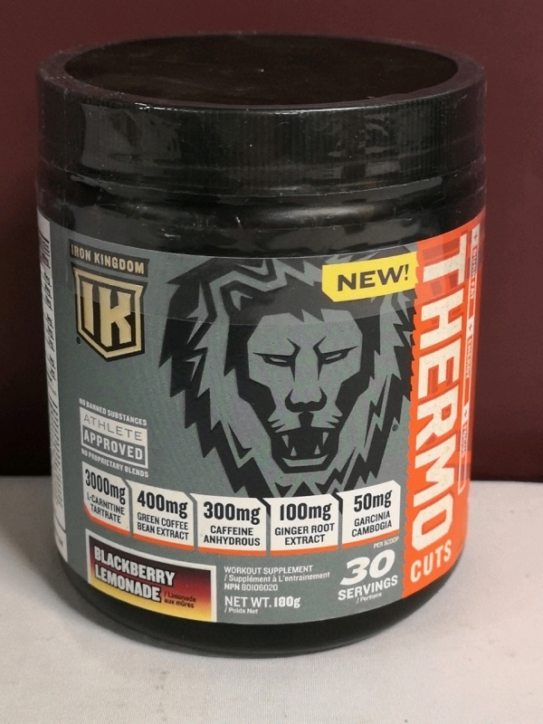 New Iron Kingdom Thermo Cuts Workout Supplement - 30 Servings