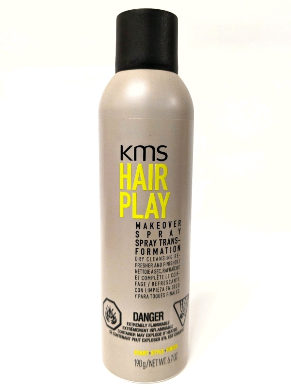 New KMS Hair Play Makeover Spray: Dry Cleaning Refresher & Finisher 190g