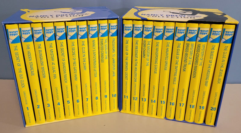 Nancy Drew Mystery Stories Collection Book Sets #1 -#10 & #11 - #20 , Never Read