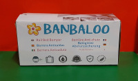 2 Banbaloo Bed Bumpers Foam Safety Rail with Non-Slip Hypoallergenic Waterproof and Washable Cover Slips under the fitted Sheet 52" long