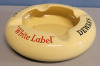 Bacardi Rum , White Label Whisky and Black & White Whiskey Advertising Ashtrays - 2