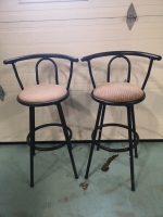 2 Swivel Bar Stools - 39" tall
