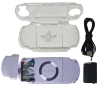 SONY PSP Playstation Portable Gaming System with Hard Case (As-Is) Lavender Purple - 2