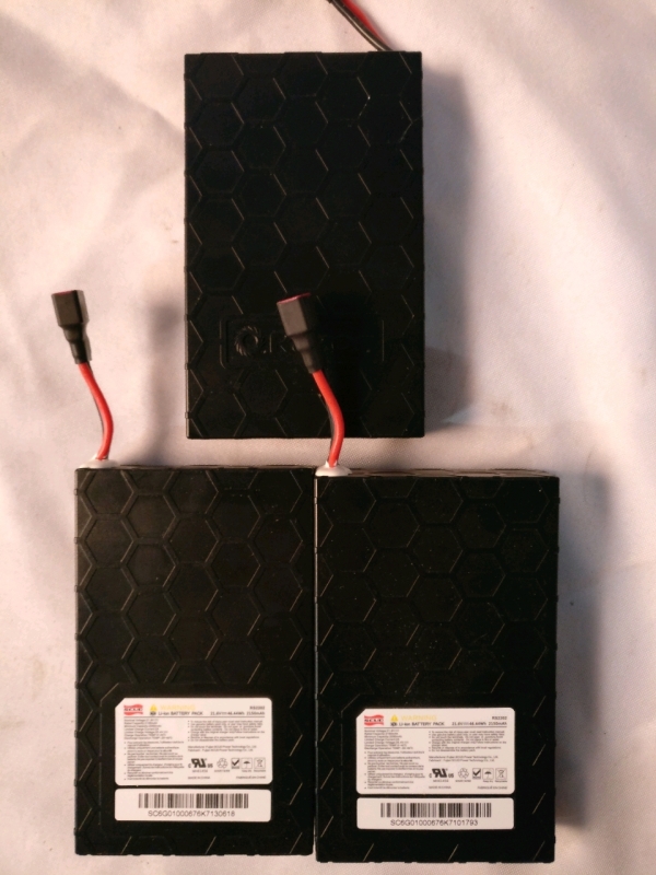 3 Scud Razor Li-Ion Batteries - Dean's Connectors