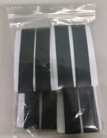 New - Men's & Ladies Black Rubber Wallet Bands , Set of 8