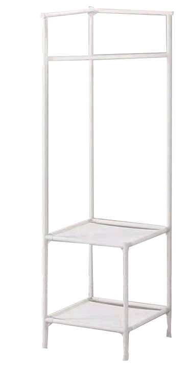 New - 2-Layer Metal Corner Shelf . Some Assembly Required