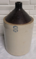 Vintage #3 Jug . Small Hair Line Crack & Small Chips on Bottom