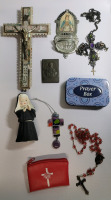 Vintage Religious Items , Eight (8) Items