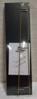 2 Floating Shelves with Gold Accents Hardware Included 24L x 6.5W x .75" Thick