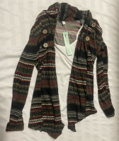 New tank top and sweater blazer combo size 8