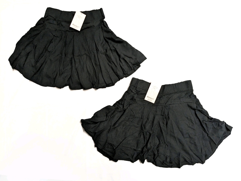 2 New RITNICE Ladies Skorts (Skirts with Built-in Shorts) Size XS/S