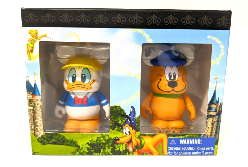 New DISNEY Vinylmation 2-Pack Collectable Vinyl Figures: Donald & Pluto