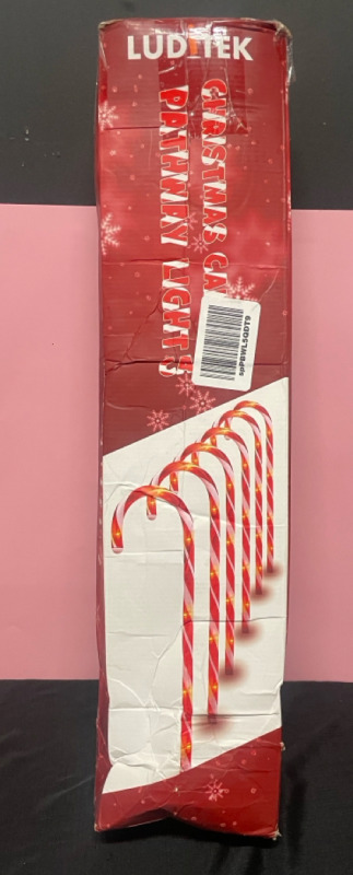Christmas candy cane pathway - does not light up