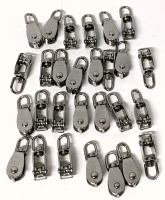 28 New Stainless Steel #15 Single Pulley Blocks