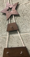 Hanging Wood Hook Christmas Tree 60&rdquo;