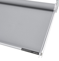 LINKCOO 80% Blackout Roller Window Shades Grey - Width 62", Max Drop Height 79"
