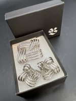 Vintage Art Deco Brooch Earring Set