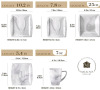 New - MALACASA Blance 30-Piece Square Dinnerware Set , Service for 6 - Marble Grey - 2