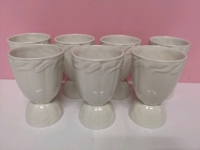 7 Vintage Ceramic Goblets - Made in England