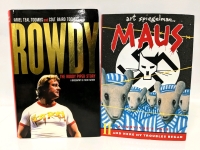 ROWDY : The Roddy Piper Story (Hardcover) & MAUS A Survivor's Take II : And Here My Troubles Started (Graphic Novel)
