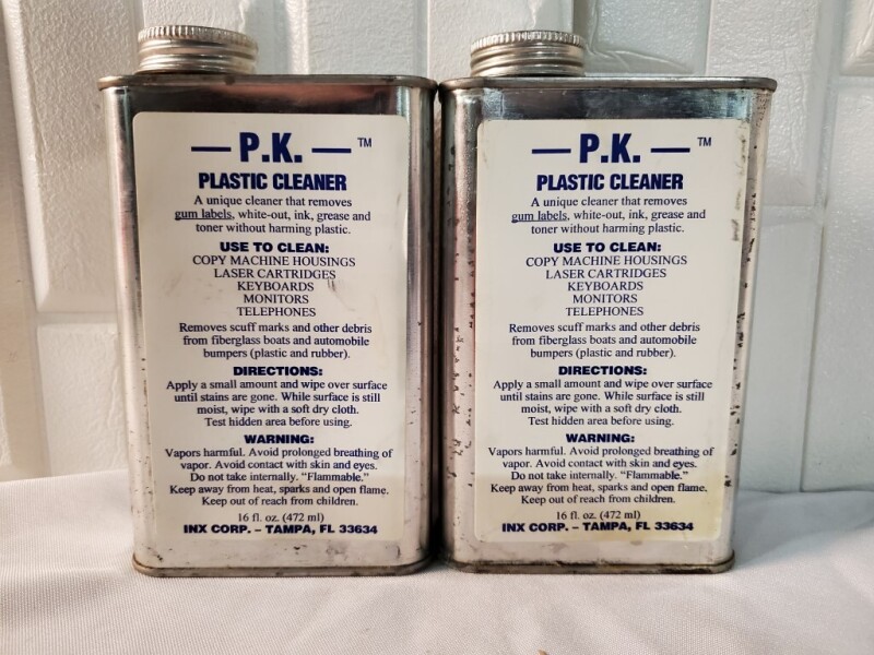 2 New PK Plastic Cleaner 16 fl oz (472ml) each