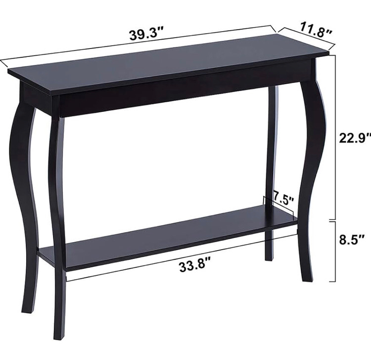 New ChooChoo Narrow Console Table 39.3"D x 11.8"W x 31.4"H