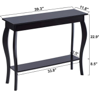 New ChooChoo Narrow Console Table 39.3"D x 11.8"W x 31.4"H