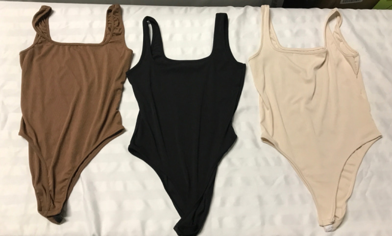 3 Large Woman’s Bodysuits