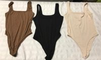 3 Large Woman&rsquo;s Bodysuits