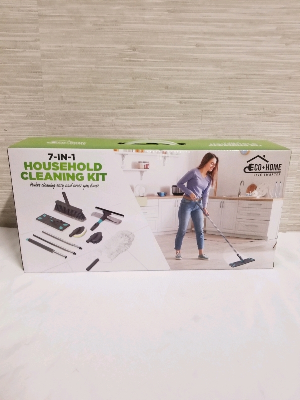 New ECO+HOME 7 IN 1 HOUSEHOLD cleaning kit