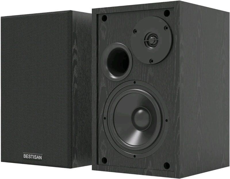 2 New BESTISAN Bookshelf Speakers Model SR02