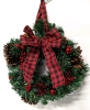 3 New 15" Christmas Wreaths with Built-In Battery-Powered Lights - 4