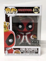 New FUNKO POP! #326 King Deadpool Bobble-Head (FYE Exclusive!)