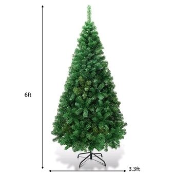 New Goplus 6Ft Artificial Tree